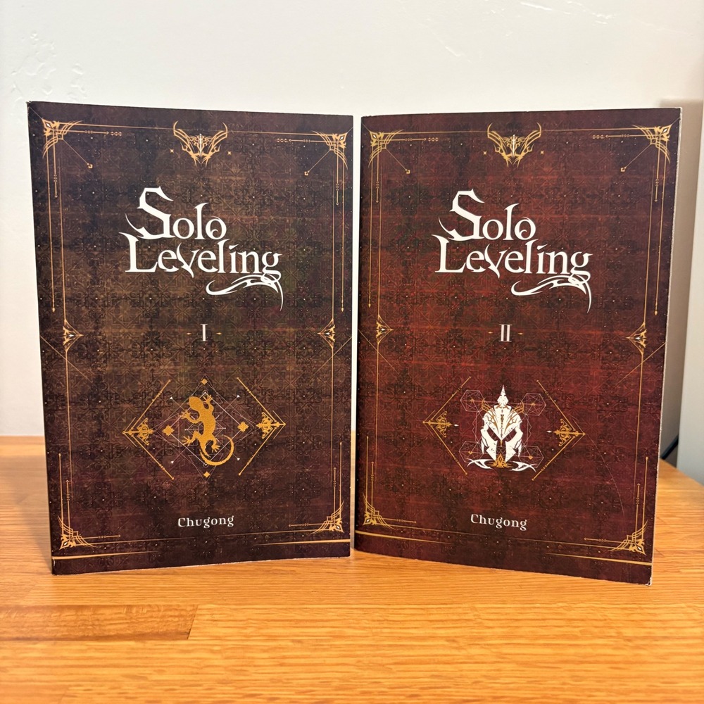 Solo Leveling Volume 1 2 Chugong 1st Edition Light Novel English Book Paperback